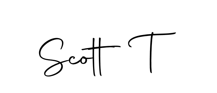 Also we have Scott T name is the best signature style. Create professional handwritten signature collection using Autography-DOLnW autograph style. Scott T signature style 10 images and pictures png