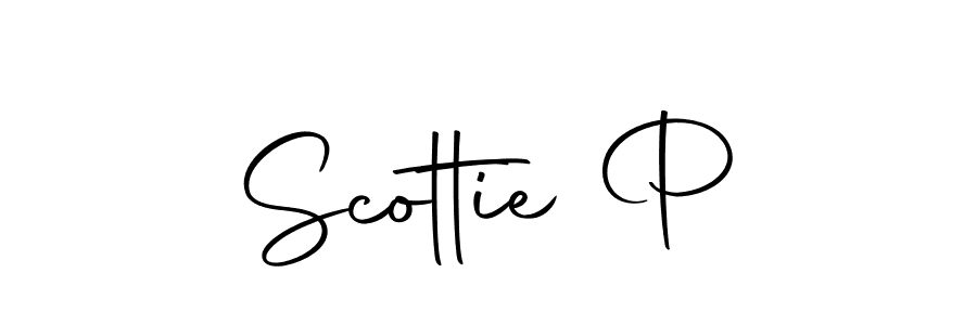 Design your own signature with our free online signature maker. With this signature software, you can create a handwritten (Autography-DOLnW) signature for name Scottie P. Scottie P signature style 10 images and pictures png