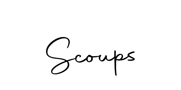 How to make Scoups name signature. Use Autography-DOLnW style for creating short signs online. This is the latest handwritten sign. Scoups signature style 10 images and pictures png