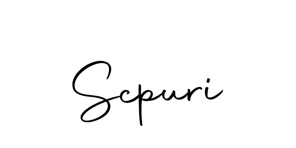 Create a beautiful signature design for name Scpuri. With this signature (Autography-DOLnW) fonts, you can make a handwritten signature for free. Scpuri signature style 10 images and pictures png