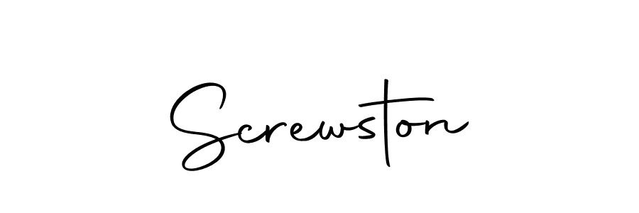 Create a beautiful signature design for name Screwston. With this signature (Autography-DOLnW) fonts, you can make a handwritten signature for free. Screwston signature style 10 images and pictures png