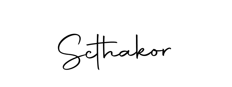 Use a signature maker to create a handwritten signature online. With this signature software, you can design (Autography-DOLnW) your own signature for name Scthakor. Scthakor signature style 10 images and pictures png