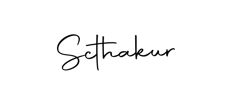 Use a signature maker to create a handwritten signature online. With this signature software, you can design (Autography-DOLnW) your own signature for name Scthakur. Scthakur signature style 10 images and pictures png