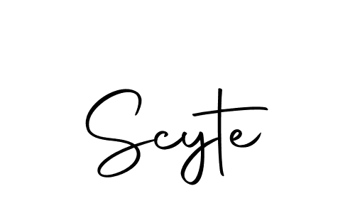 Create a beautiful signature design for name Scyte. With this signature (Autography-DOLnW) fonts, you can make a handwritten signature for free. Scyte signature style 10 images and pictures png