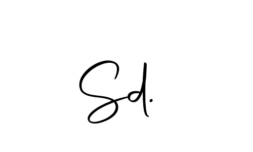 The best way (Autography-DOLnW) to make a short signature is to pick only two or three words in your name. The name Sd  . include a total of six letters. For converting this name. Sd  . signature style 10 images and pictures png