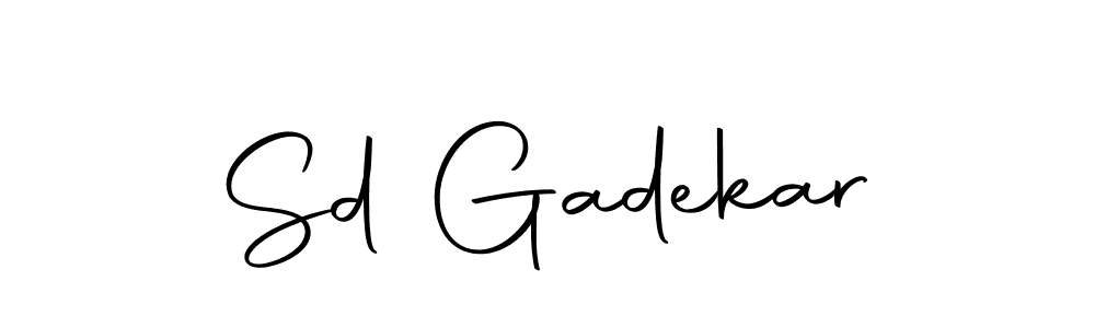 The best way (Autography-DOLnW) to make a short signature is to pick only two or three words in your name. The name Sd Gadekar include a total of six letters. For converting this name. Sd Gadekar signature style 10 images and pictures png