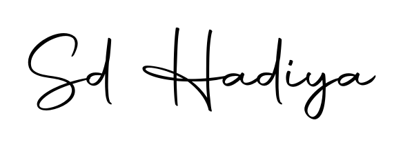 The best way (Autography-DOLnW) to make a short signature is to pick only two or three words in your name. For converting this name Sd Hadiya. Sd Hadiya signature style 10 images and pictures png