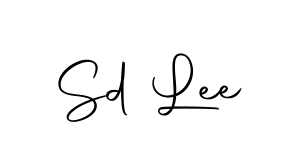 Use a signature maker to create a handwritten signature online. With this signature software, you can design (Autography-DOLnW) your own signature for name Sd Lee. Sd Lee signature style 10 images and pictures png