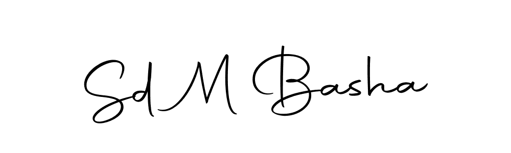 How to make Sd M Basha name signature. Use Autography-DOLnW style for creating short signs online. This is the latest handwritten sign. Sd M Basha signature style 10 images and pictures png