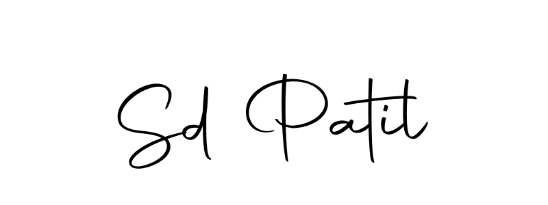 How to make Sd Patil name signature. Use Autography-DOLnW style for creating short signs online. This is the latest handwritten sign. Sd Patil signature style 10 images and pictures png