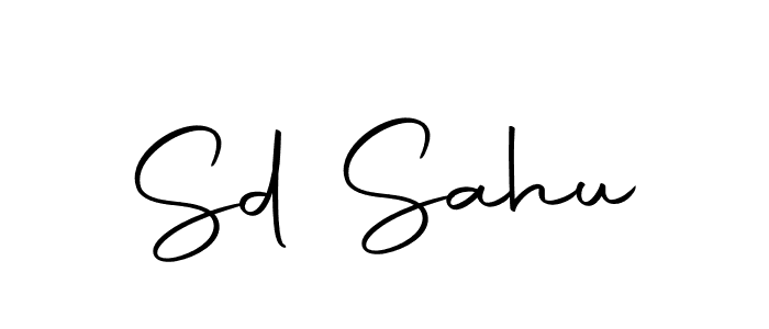 How to make Sd Sahu signature? Autography-DOLnW is a professional autograph style. Create handwritten signature for Sd Sahu name. Sd Sahu signature style 10 images and pictures png