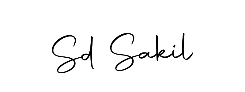 You should practise on your own different ways (Autography-DOLnW) to write your name (Sd Sakil) in signature. don't let someone else do it for you. Sd Sakil signature style 10 images and pictures png