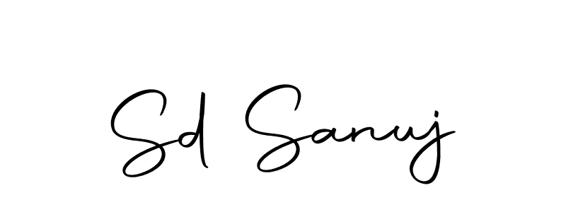 Create a beautiful signature design for name Sd Sanuj. With this signature (Autography-DOLnW) fonts, you can make a handwritten signature for free. Sd Sanuj signature style 10 images and pictures png