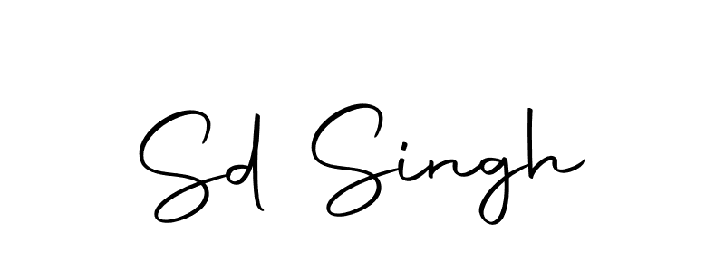 Use a signature maker to create a handwritten signature online. With this signature software, you can design (Autography-DOLnW) your own signature for name Sd Singh. Sd Singh signature style 10 images and pictures png