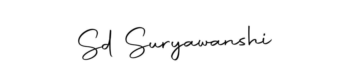 Create a beautiful signature design for name Sd Suryawanshi. With this signature (Autography-DOLnW) fonts, you can make a handwritten signature for free. Sd Suryawanshi signature style 10 images and pictures png