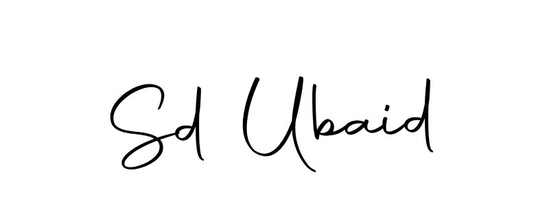 Create a beautiful signature design for name Sd Ubaid. With this signature (Autography-DOLnW) fonts, you can make a handwritten signature for free. Sd Ubaid signature style 10 images and pictures png