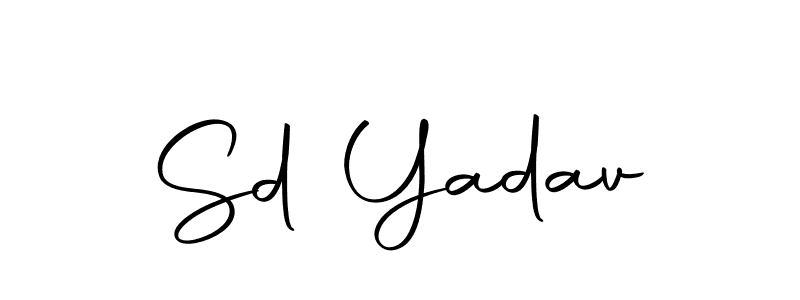 Sd Yadav stylish signature style. Best Handwritten Sign (Autography-DOLnW) for my name. Handwritten Signature Collection Ideas for my name Sd Yadav. Sd Yadav signature style 10 images and pictures png