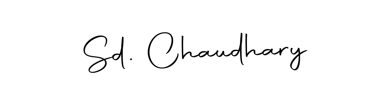 Use a signature maker to create a handwritten signature online. With this signature software, you can design (Autography-DOLnW) your own signature for name Sd. Chaudhary. Sd. Chaudhary signature style 10 images and pictures png