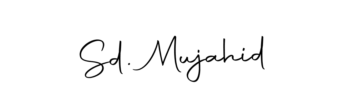 Use a signature maker to create a handwritten signature online. With this signature software, you can design (Autography-DOLnW) your own signature for name Sd. Mujahid. Sd. Mujahid signature style 10 images and pictures png