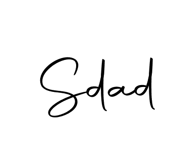 Use a signature maker to create a handwritten signature online. With this signature software, you can design (Autography-DOLnW) your own signature for name Sdad. Sdad signature style 10 images and pictures png