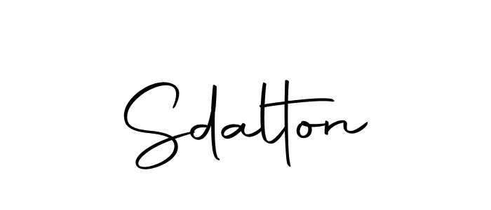 Design your own signature with our free online signature maker. With this signature software, you can create a handwritten (Autography-DOLnW) signature for name Sdalton. Sdalton signature style 10 images and pictures png