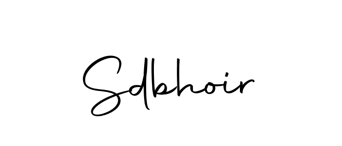 Make a beautiful signature design for name Sdbhoir. With this signature (Autography-DOLnW) style, you can create a handwritten signature for free. Sdbhoir signature style 10 images and pictures png