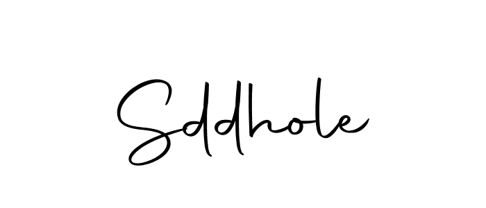 Create a beautiful signature design for name Sddhole. With this signature (Autography-DOLnW) fonts, you can make a handwritten signature for free. Sddhole signature style 10 images and pictures png