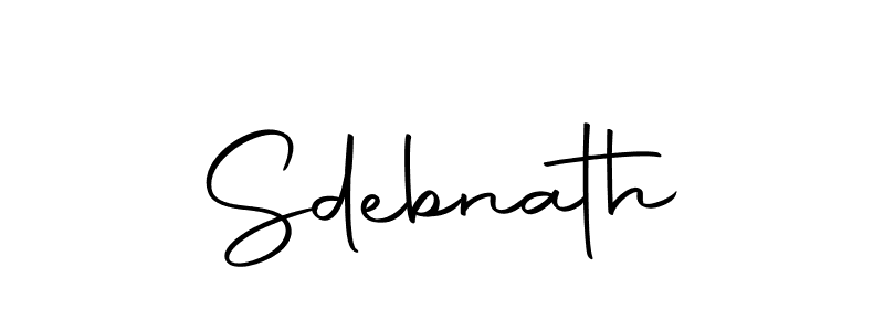 Use a signature maker to create a handwritten signature online. With this signature software, you can design (Autography-DOLnW) your own signature for name Sdebnath. Sdebnath signature style 10 images and pictures png