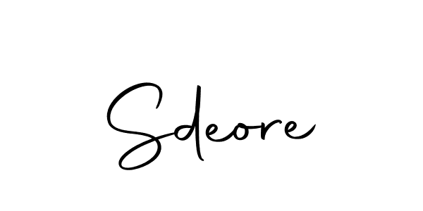 Make a beautiful signature design for name Sdeore. Use this online signature maker to create a handwritten signature for free. Sdeore signature style 10 images and pictures png