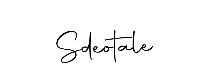 How to make Sdeotale signature? Autography-DOLnW is a professional autograph style. Create handwritten signature for Sdeotale name. Sdeotale signature style 10 images and pictures png