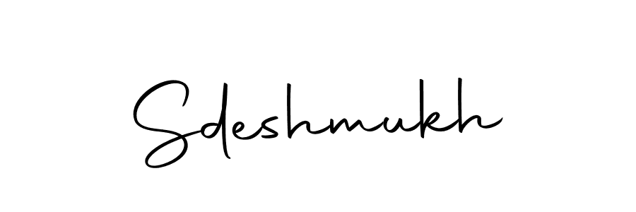 How to make Sdeshmukh name signature. Use Autography-DOLnW style for creating short signs online. This is the latest handwritten sign. Sdeshmukh signature style 10 images and pictures png