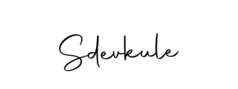 How to make Sdevkule signature? Autography-DOLnW is a professional autograph style. Create handwritten signature for Sdevkule name. Sdevkule signature style 10 images and pictures png
