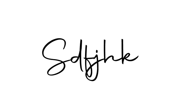 Make a beautiful signature design for name Sdfjhk. With this signature (Autography-DOLnW) style, you can create a handwritten signature for free. Sdfjhk signature style 10 images and pictures png