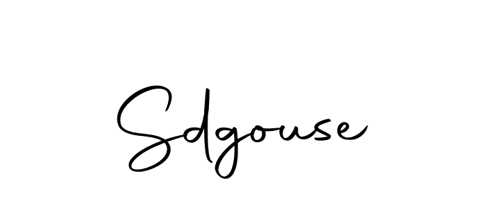 Make a beautiful signature design for name Sdgouse. With this signature (Autography-DOLnW) style, you can create a handwritten signature for free. Sdgouse signature style 10 images and pictures png