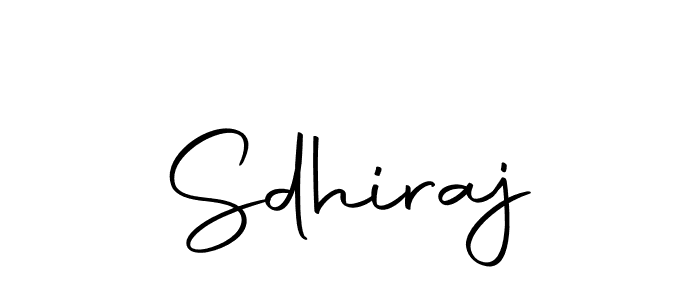 How to make Sdhiraj name signature. Use Autography-DOLnW style for creating short signs online. This is the latest handwritten sign. Sdhiraj signature style 10 images and pictures png