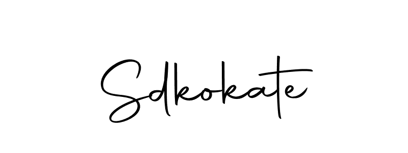 This is the best signature style for the Sdkokate name. Also you like these signature font (Autography-DOLnW). Mix name signature. Sdkokate signature style 10 images and pictures png