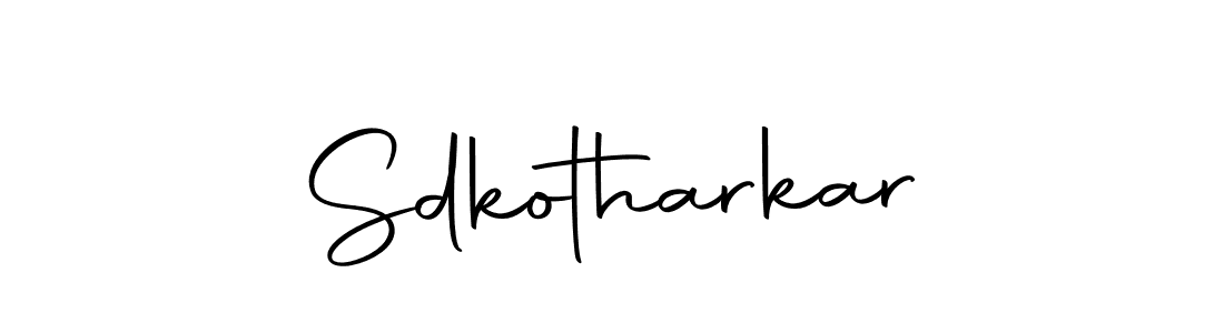 How to make Sdkotharkar signature? Autography-DOLnW is a professional autograph style. Create handwritten signature for Sdkotharkar name. Sdkotharkar signature style 10 images and pictures png