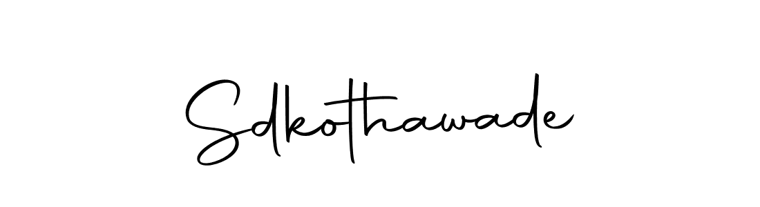 The best way (Autography-DOLnW) to make a short signature is to pick only two or three words in your name. The name Sdkothawade include a total of six letters. For converting this name. Sdkothawade signature style 10 images and pictures png