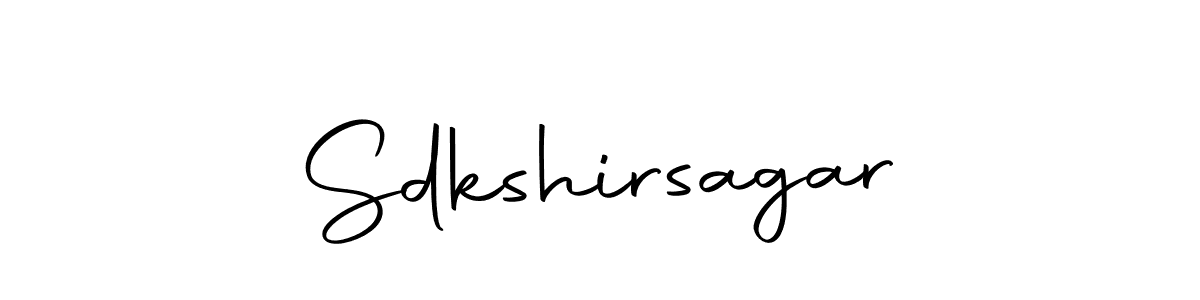 Create a beautiful signature design for name Sdkshirsagar. With this signature (Autography-DOLnW) fonts, you can make a handwritten signature for free. Sdkshirsagar signature style 10 images and pictures png