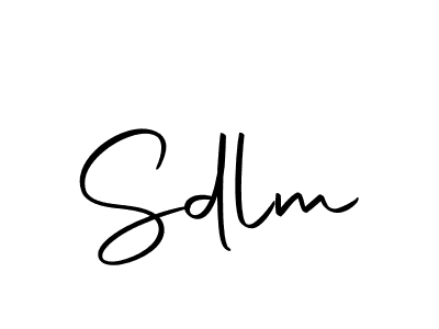 The best way (Autography-DOLnW) to make a short signature is to pick only two or three words in your name. The name Sdlm include a total of six letters. For converting this name. Sdlm signature style 10 images and pictures png