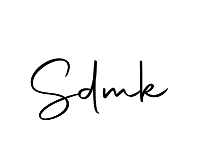 You should practise on your own different ways (Autography-DOLnW) to write your name (Sdmk) in signature. don't let someone else do it for you. Sdmk signature style 10 images and pictures png