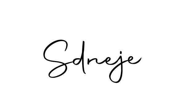 It looks lik you need a new signature style for name Sdneje. Design unique handwritten (Autography-DOLnW) signature with our free signature maker in just a few clicks. Sdneje signature style 10 images and pictures png