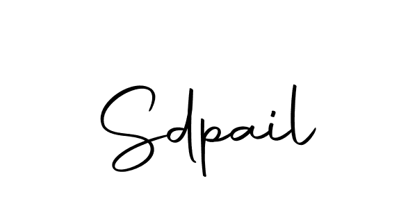 It looks lik you need a new signature style for name Sdpail. Design unique handwritten (Autography-DOLnW) signature with our free signature maker in just a few clicks. Sdpail signature style 10 images and pictures png