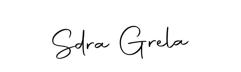 You should practise on your own different ways (Autography-DOLnW) to write your name (Sdra Grela) in signature. don't let someone else do it for you. Sdra Grela signature style 10 images and pictures png