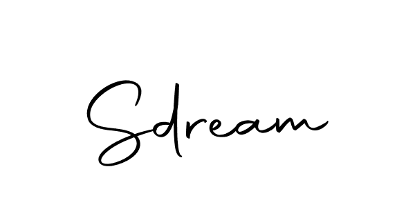 Create a beautiful signature design for name Sdream. With this signature (Autography-DOLnW) fonts, you can make a handwritten signature for free. Sdream signature style 10 images and pictures png