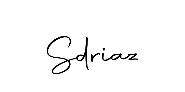 Create a beautiful signature design for name Sdriaz. With this signature (Autography-DOLnW) fonts, you can make a handwritten signature for free. Sdriaz signature style 10 images and pictures png