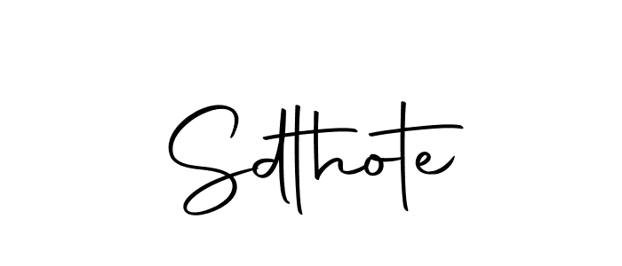 Sdthote stylish signature style. Best Handwritten Sign (Autography-DOLnW) for my name. Handwritten Signature Collection Ideas for my name Sdthote. Sdthote signature style 10 images and pictures png