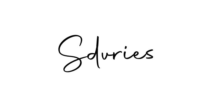 Make a beautiful signature design for name Sdvries. Use this online signature maker to create a handwritten signature for free. Sdvries signature style 10 images and pictures png