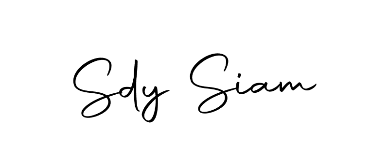 Make a beautiful signature design for name Sdy Siam. Use this online signature maker to create a handwritten signature for free. Sdy Siam signature style 10 images and pictures png