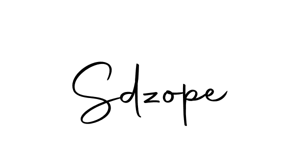 Sdzope stylish signature style. Best Handwritten Sign (Autography-DOLnW) for my name. Handwritten Signature Collection Ideas for my name Sdzope. Sdzope signature style 10 images and pictures png